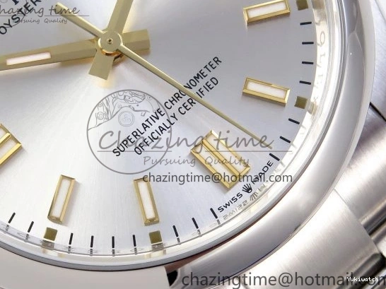 PERPETUAL BEST SILVER 904L DIAL 36MM 126000 EDITION VSF 1:1 OYSTER VS3235 STEEL 0108